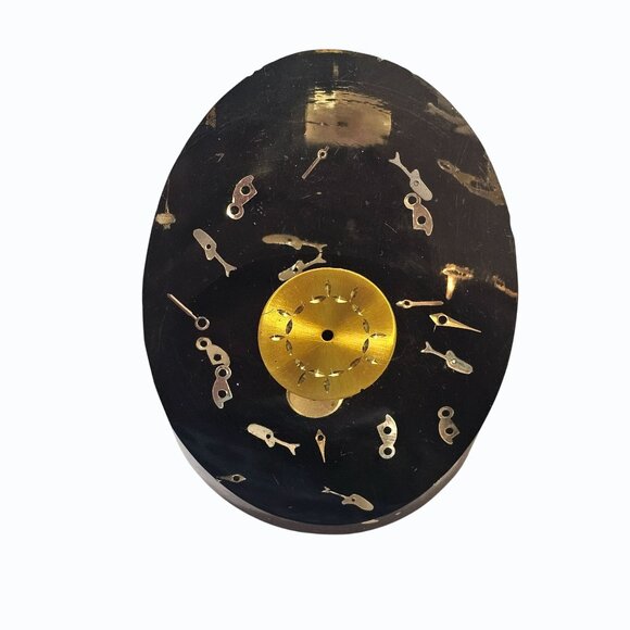 Vintage Steampunk Watch Parts Cogs Jeweler Collector Lucite Paper Weight Japan - Picture 5 of 8